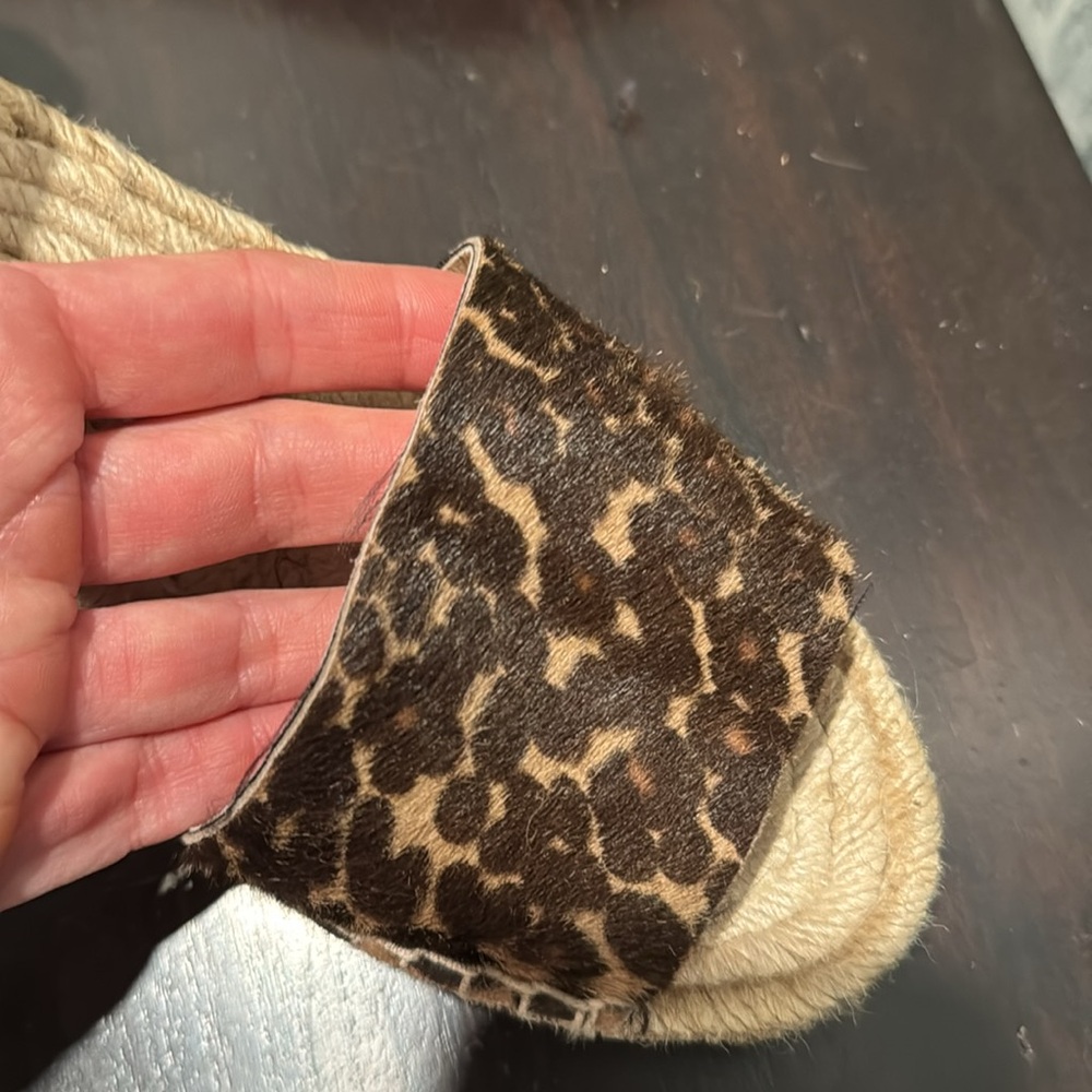 J. Crew Collection leopard espadrilles 9 - Picture 6 of 6
